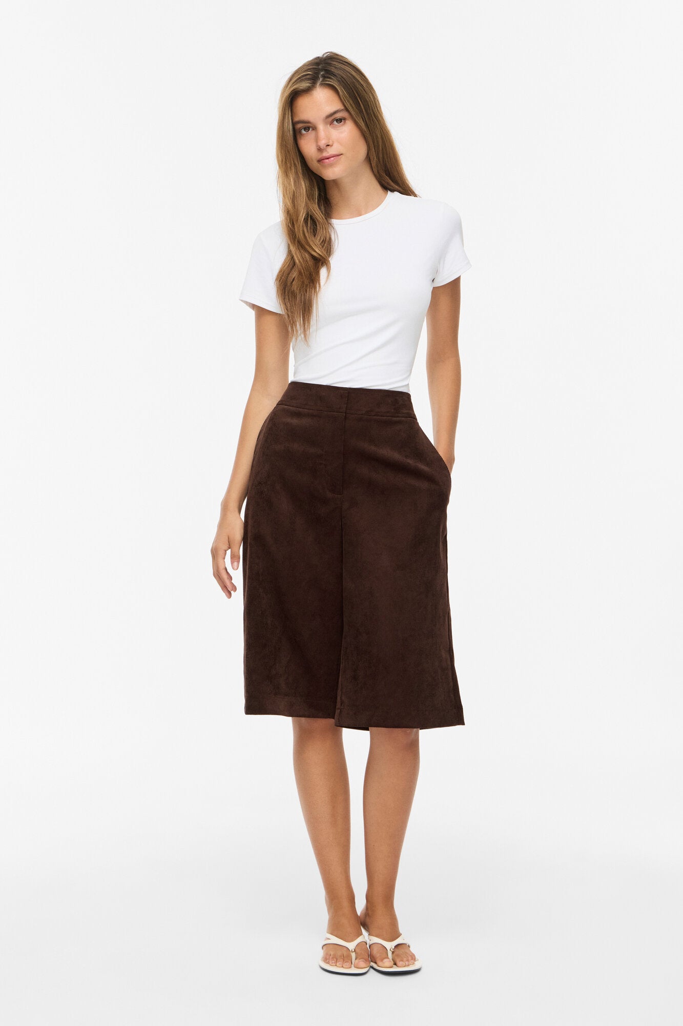 Vicourdie bermudashorts – Coffee Bean